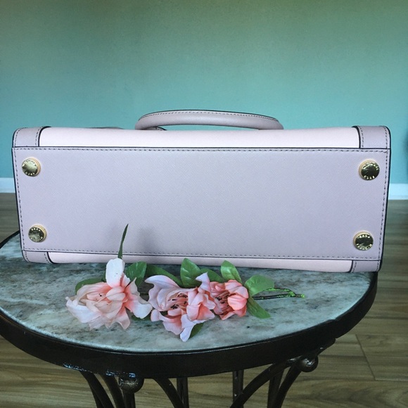 🌸Large Michael Kors Pastel Pink & Fawn Dillon Tote NWT - Picture 4 of 16